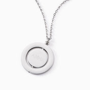 SPINNING DISC ENGRAVABLE NECKLACE