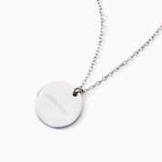 ENGRAVABLE DISC NECKLACE