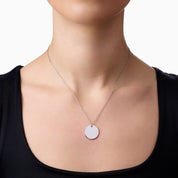 ENGRAVABLE DISC NECKLACE