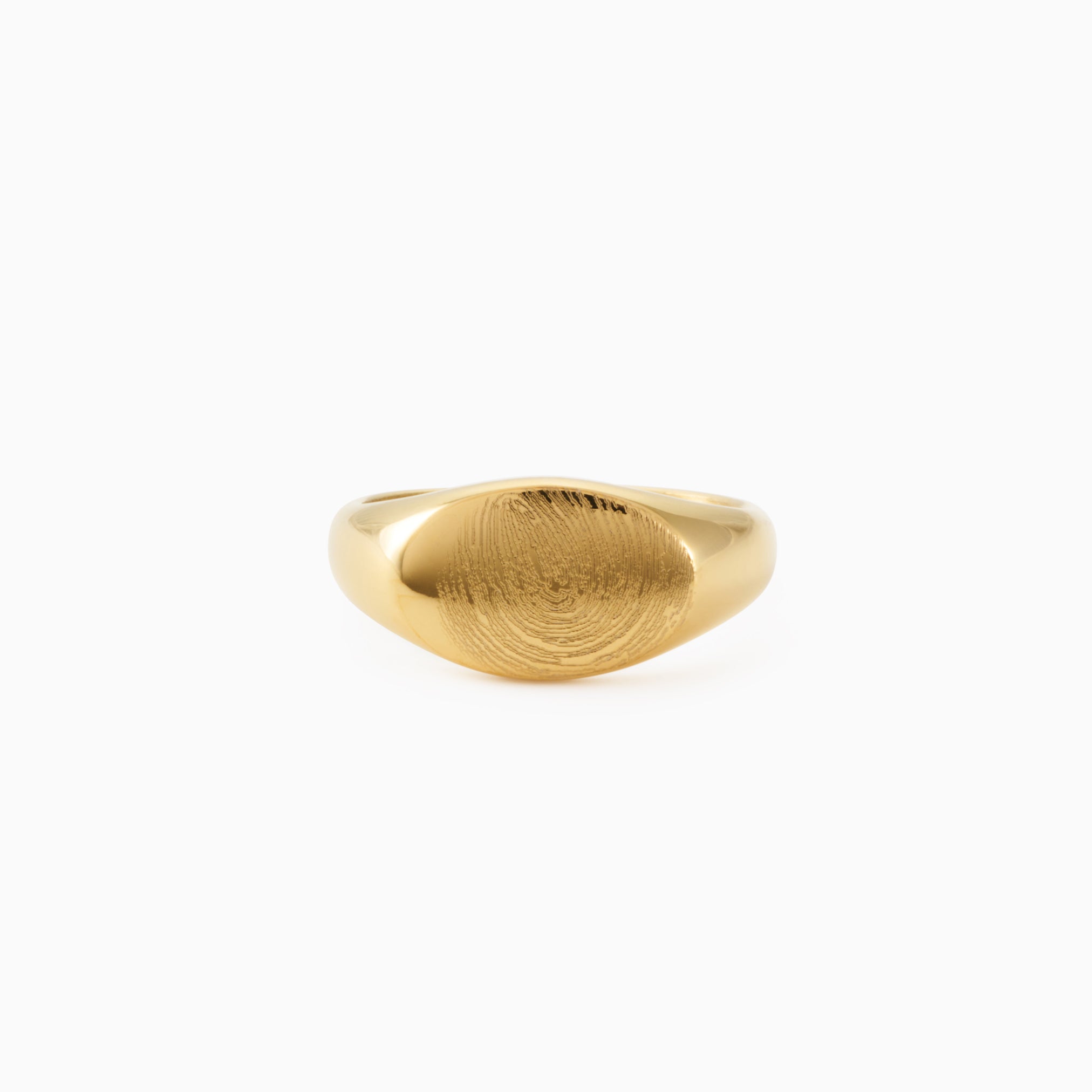 ENGRAVABLE OVAL SIGNET RING