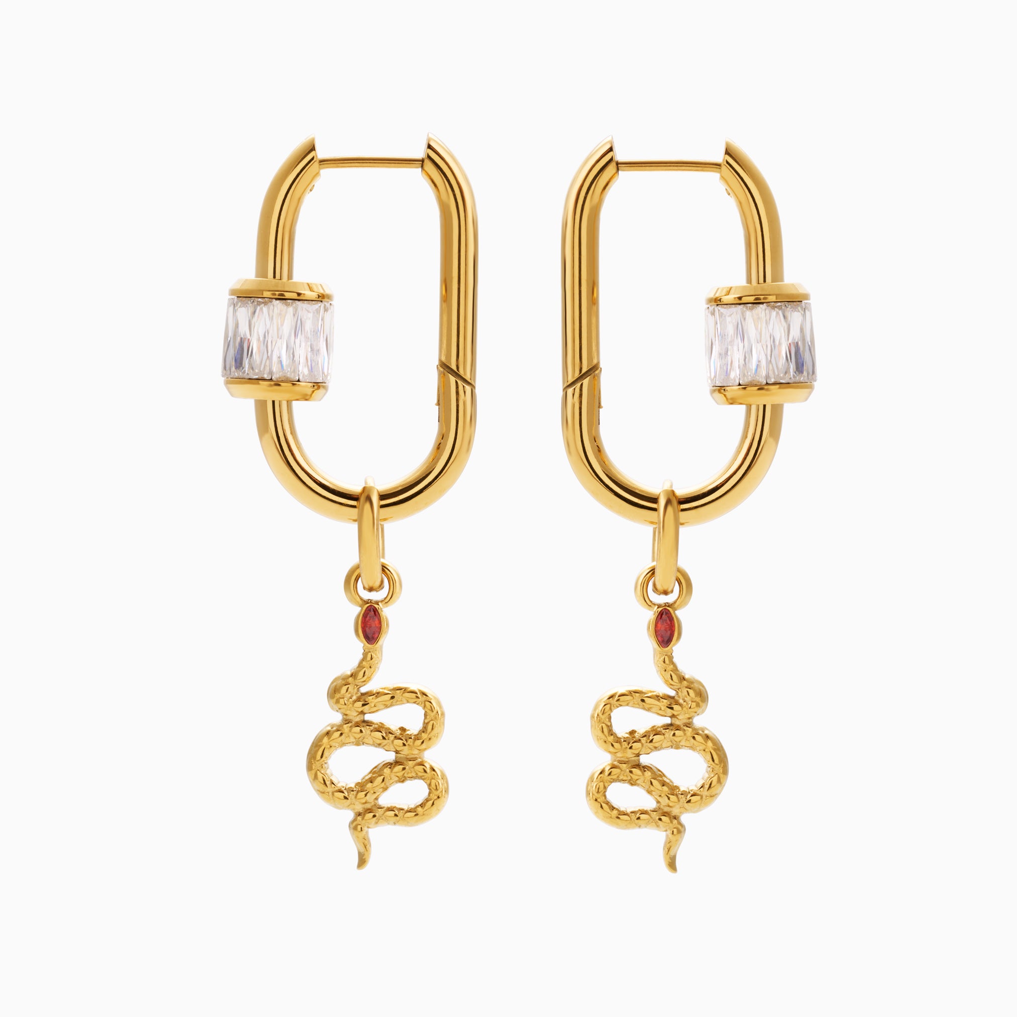 LAUREN X LYNOTT EIST LIOM HOOP EARRINGS (Charms sold separately)