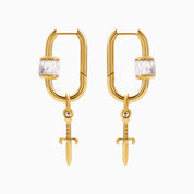 LAUREN X LYNOTT EIST LIOM HOOP EARRINGS (Charms sold separately)