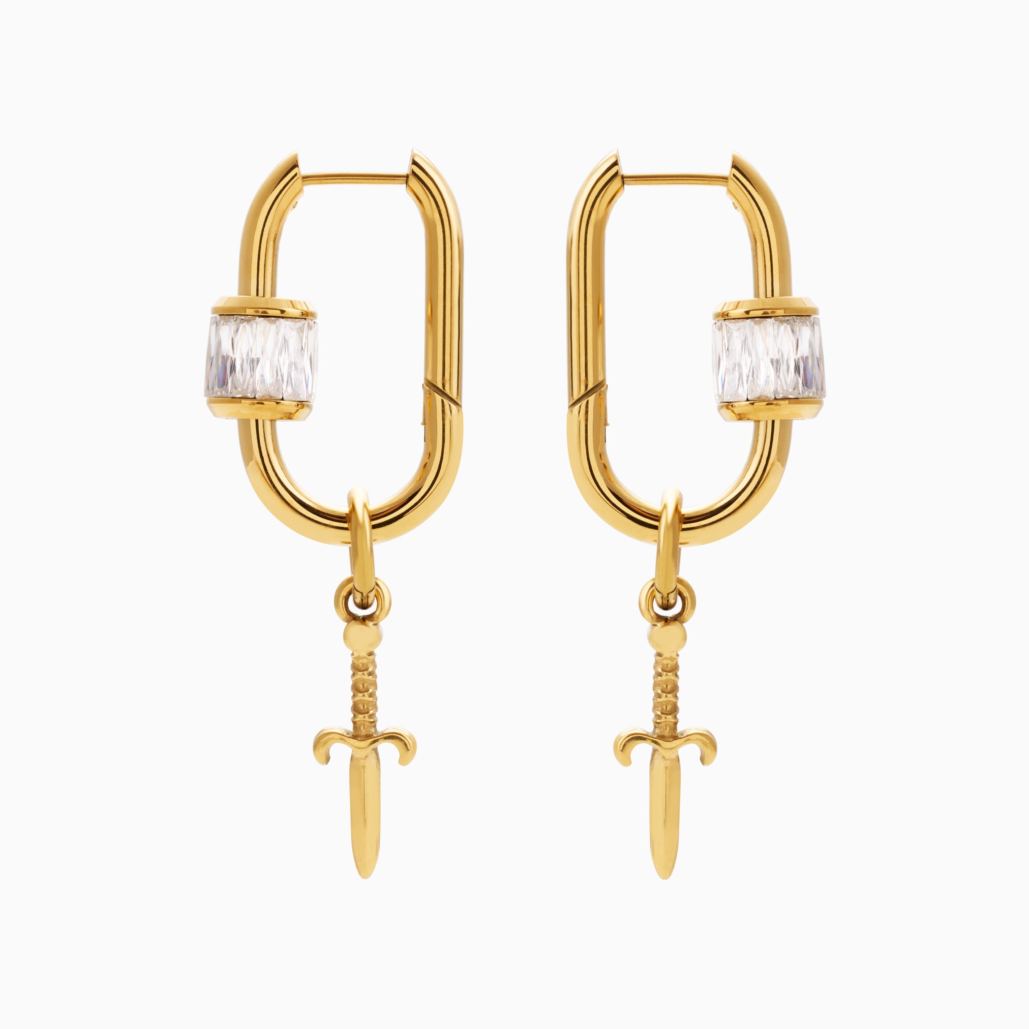 LAUREN X LYNOTT EIST LIOM HOOP EARRINGS (Charms sold separately)