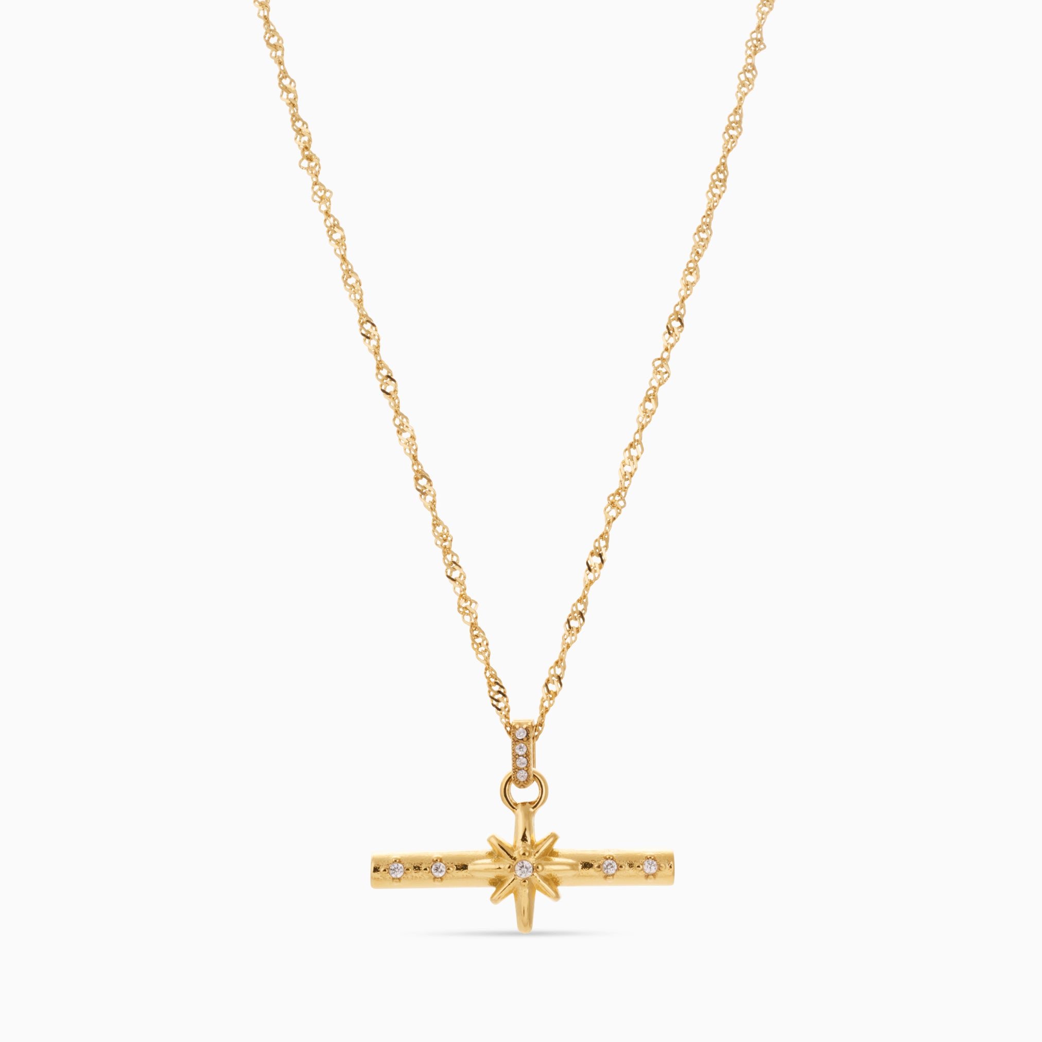 BEYOND THE STARS T BAR NECKLACE