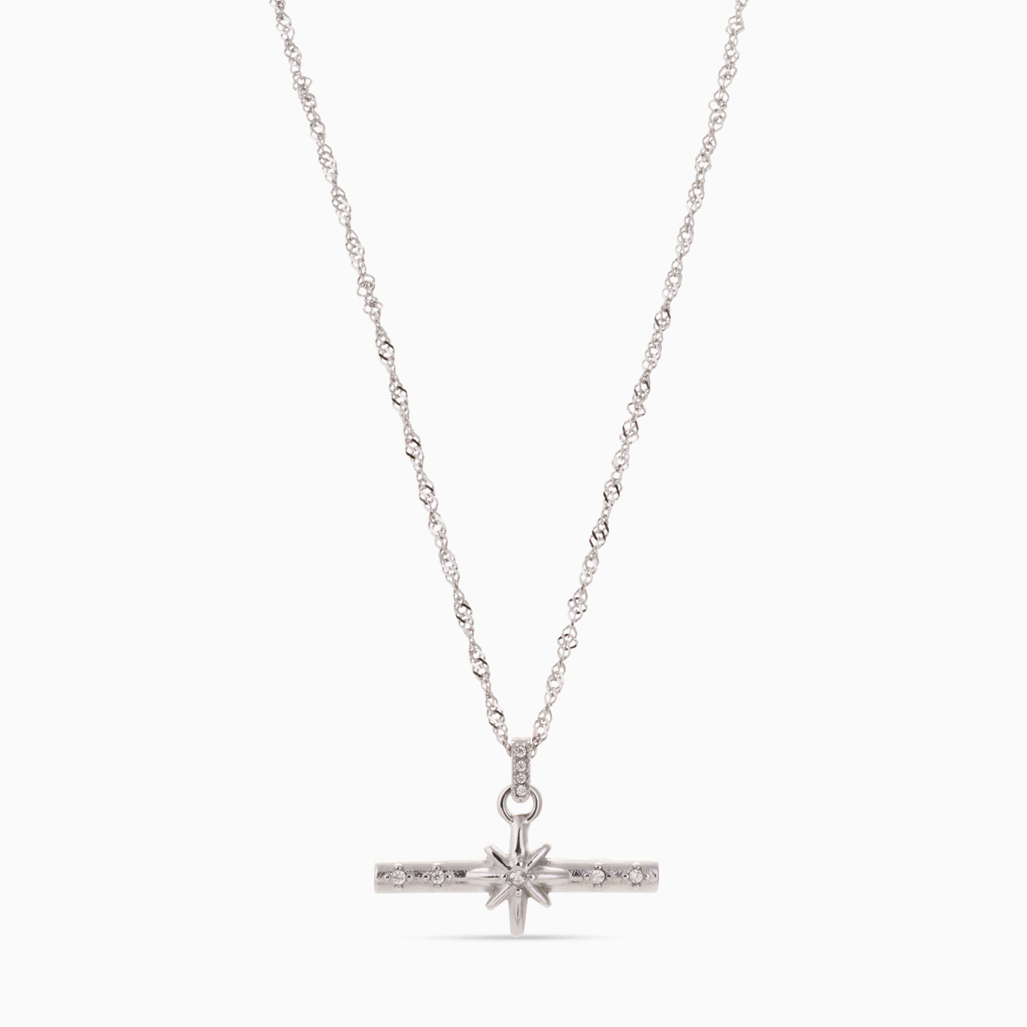 BEYOND THE STARS T BAR NECKLACE