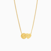 YOU ARE MY WORLD ENGRAVABLE NECKLACE