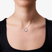 ENGRAVABLE HEART PENDANT NECKLACE