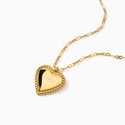ENGRAVABLE HEART PENDANT NECKLACE