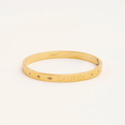 ENGRAVABLE NORTH STAR BANGLE - Lynott Jewellery