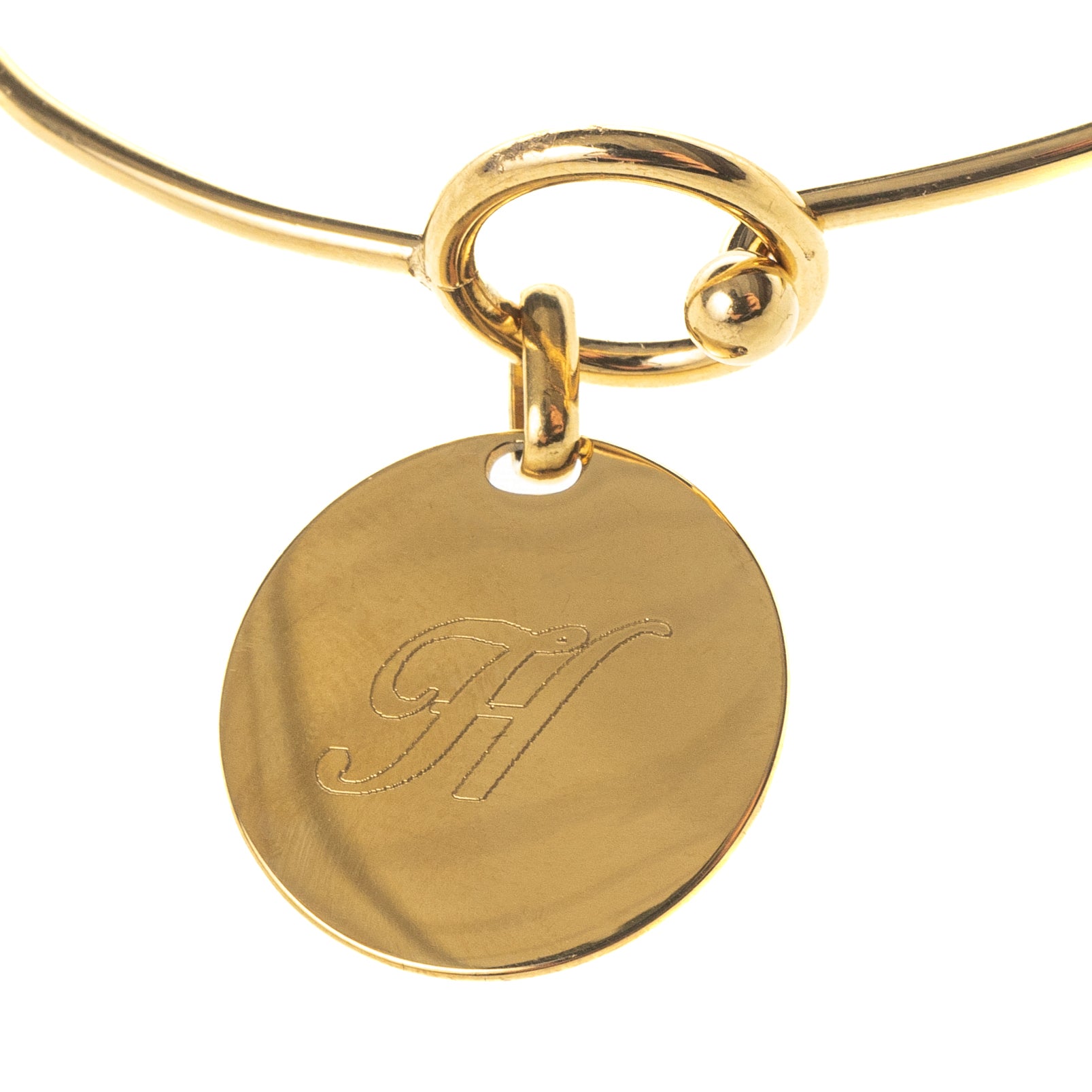 SIGNATURE DISC ENGRAVABLE BANGLE