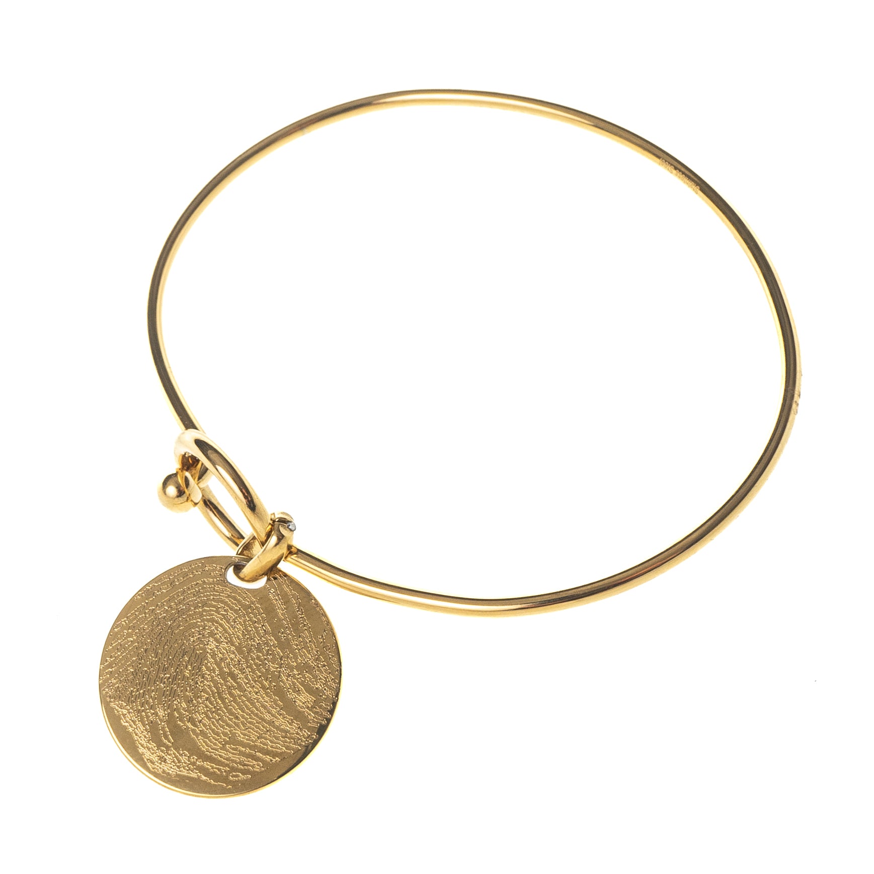 SIGNATURE DISC ENGRAVABLE BANGLE