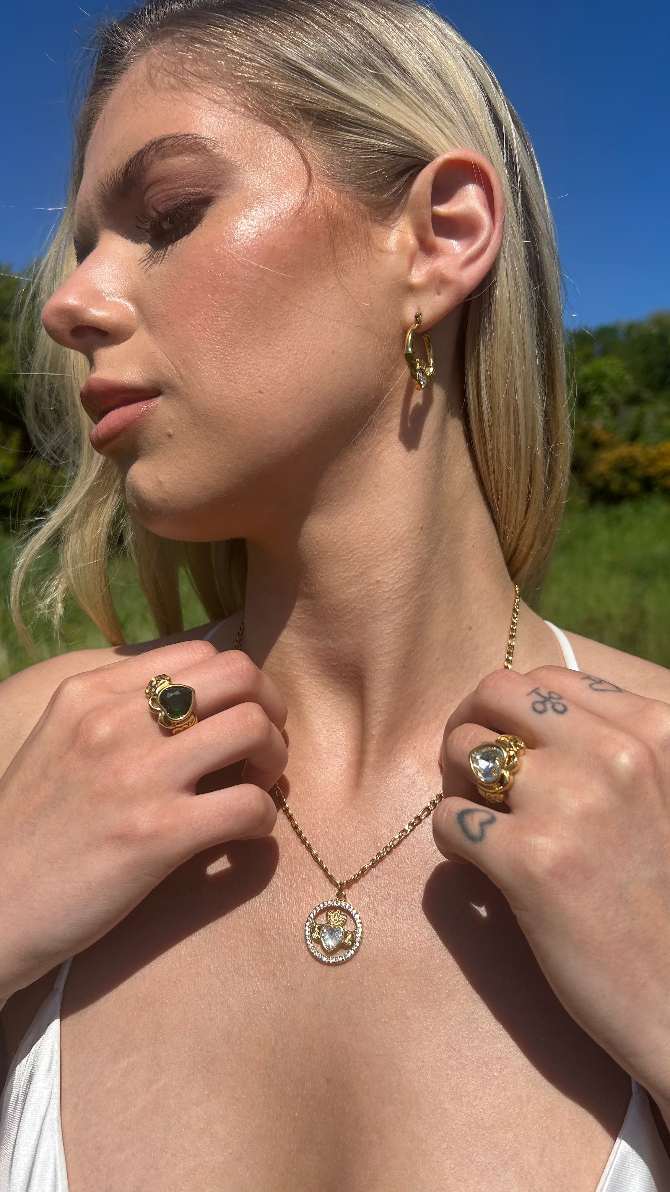 SAOIRSE CLADDAGH NECKLACE