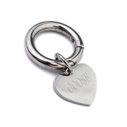 ENGRAVABLE HEART DOG TAG