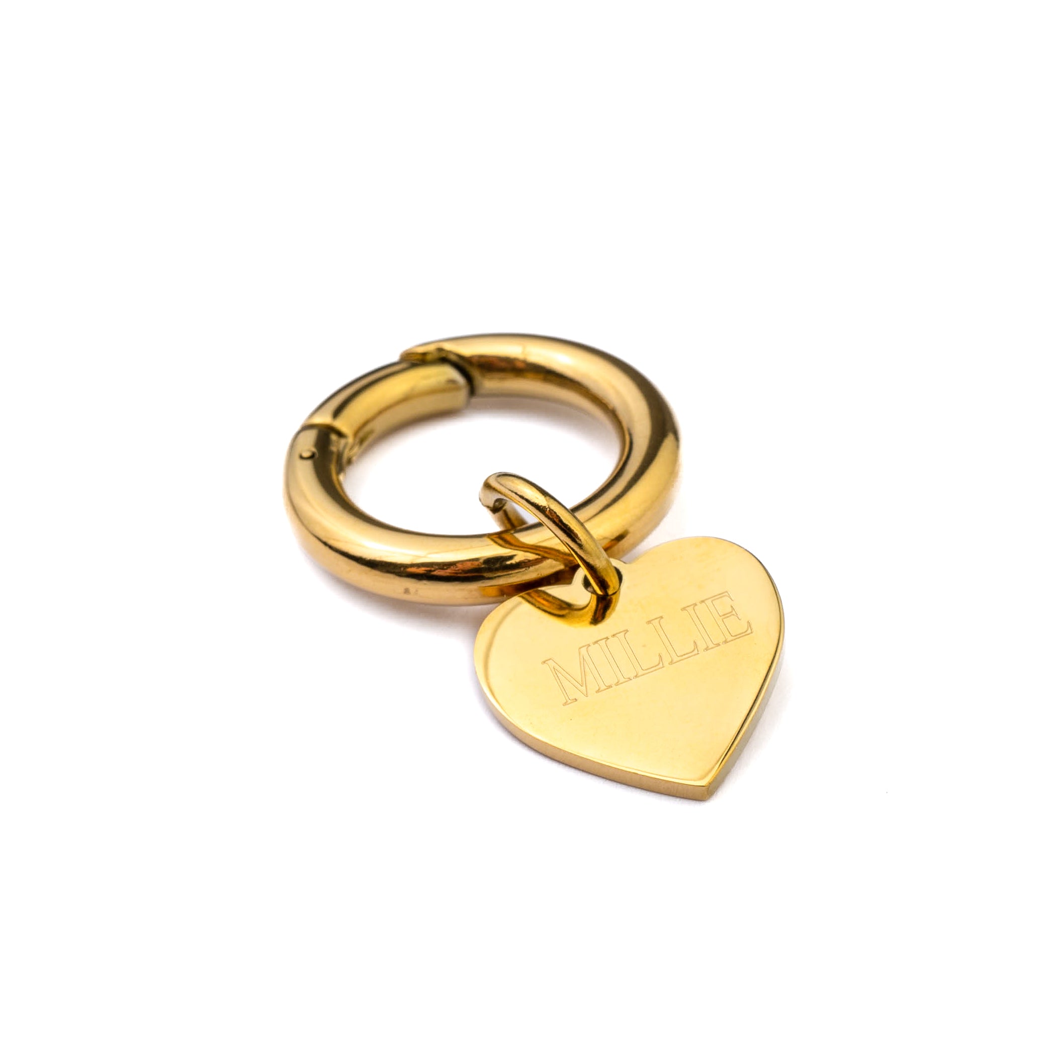 ENGRAVABLE HEART DOG TAG