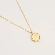 COMPASS ENGRAVABLE PENDANT NECKLACE - Lynott Jewellery