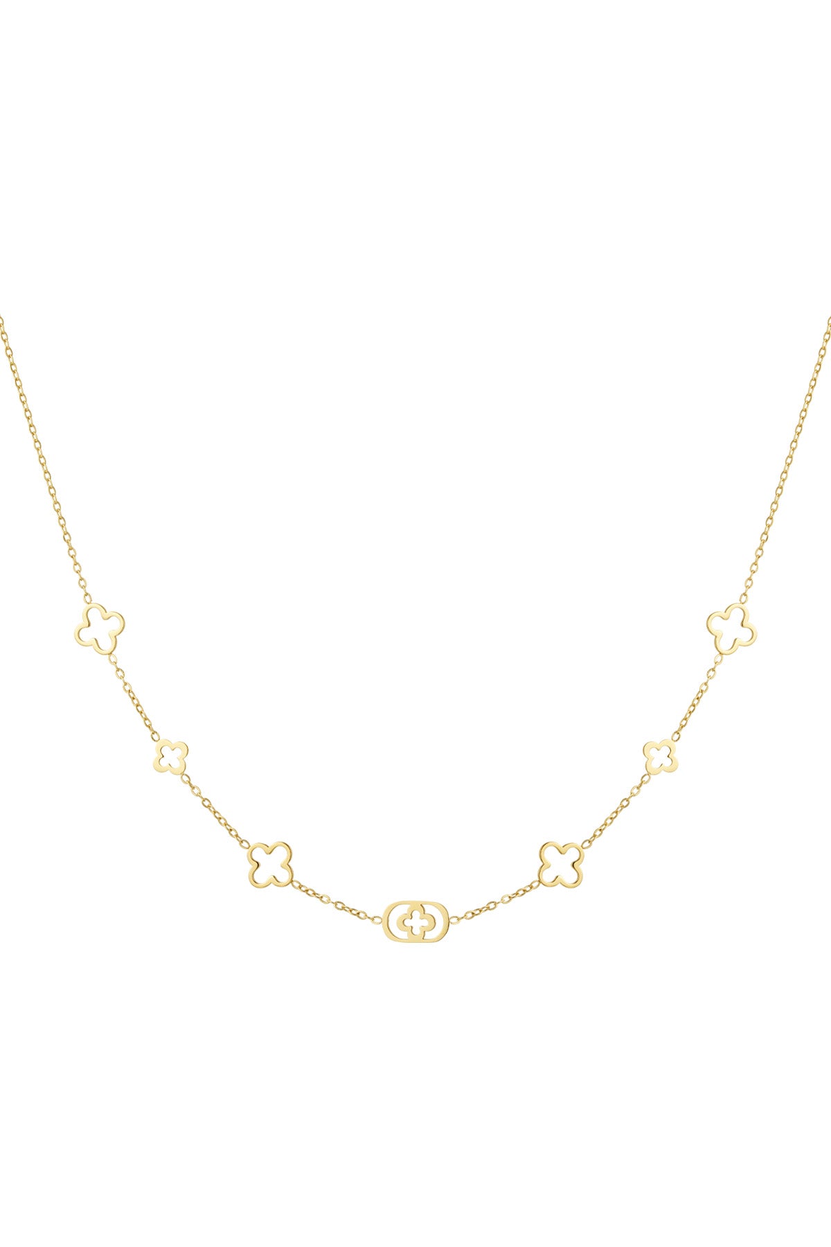 LINKING CLOVER NECKLACE