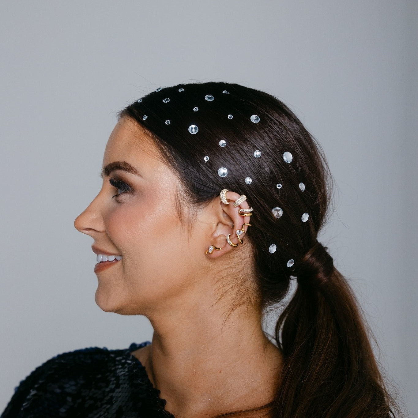 RACHEL GORRY EAR CUFF BUNDLE best gold plated tarnish and water resistant piece by Irish Jewellery brand - Lynott Jewellery