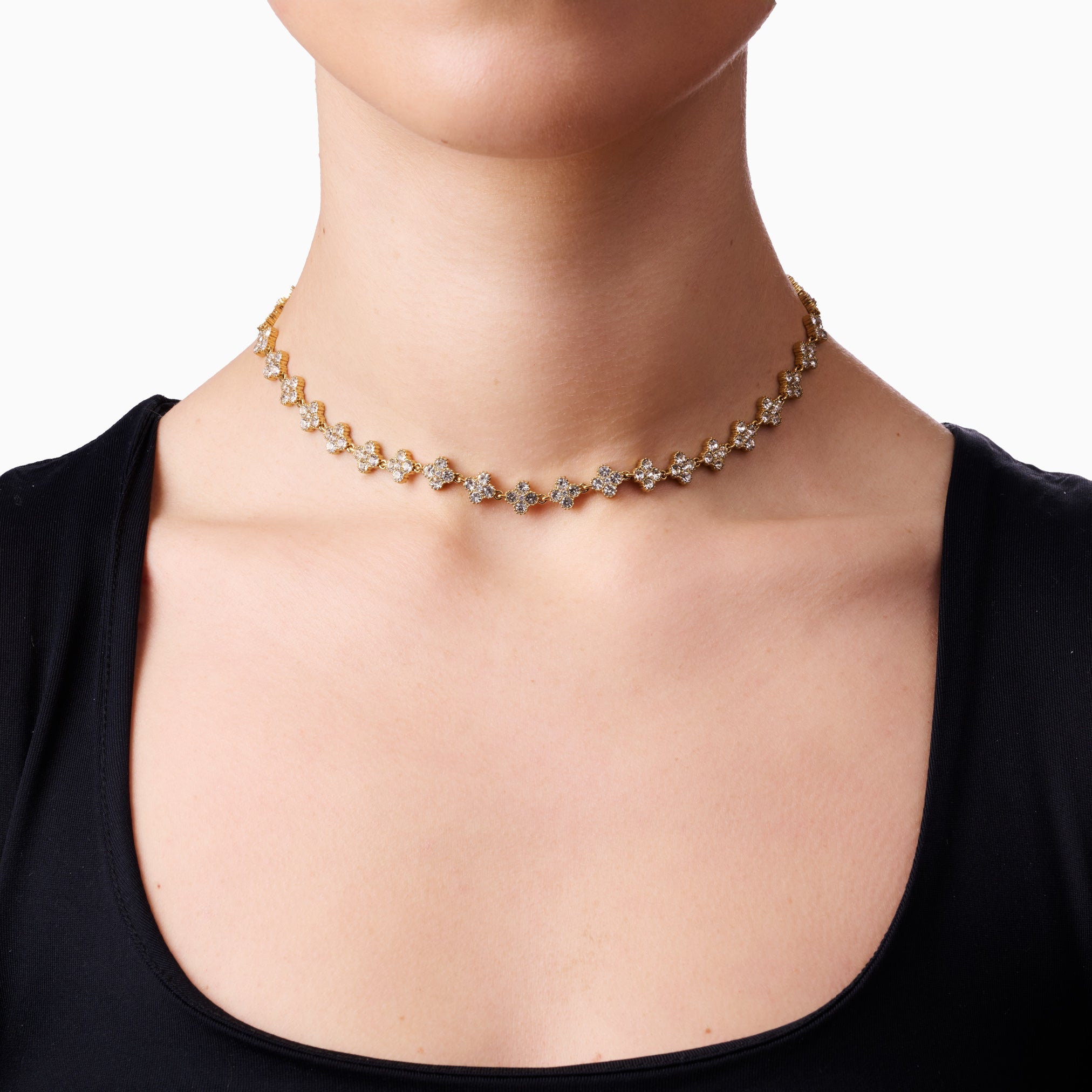 TOTAL GLAM NECKLACE best gold plated tarnish and water resistant piece by - Lynott Jewellery