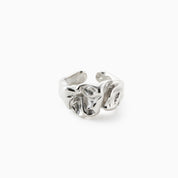 TEXTURED STATEMENT ADJUSTABLE RING