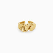 TEXTURED STATEMENT ADJUSTABLE RING