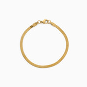 HERRINGBONE GOLD BRACELET