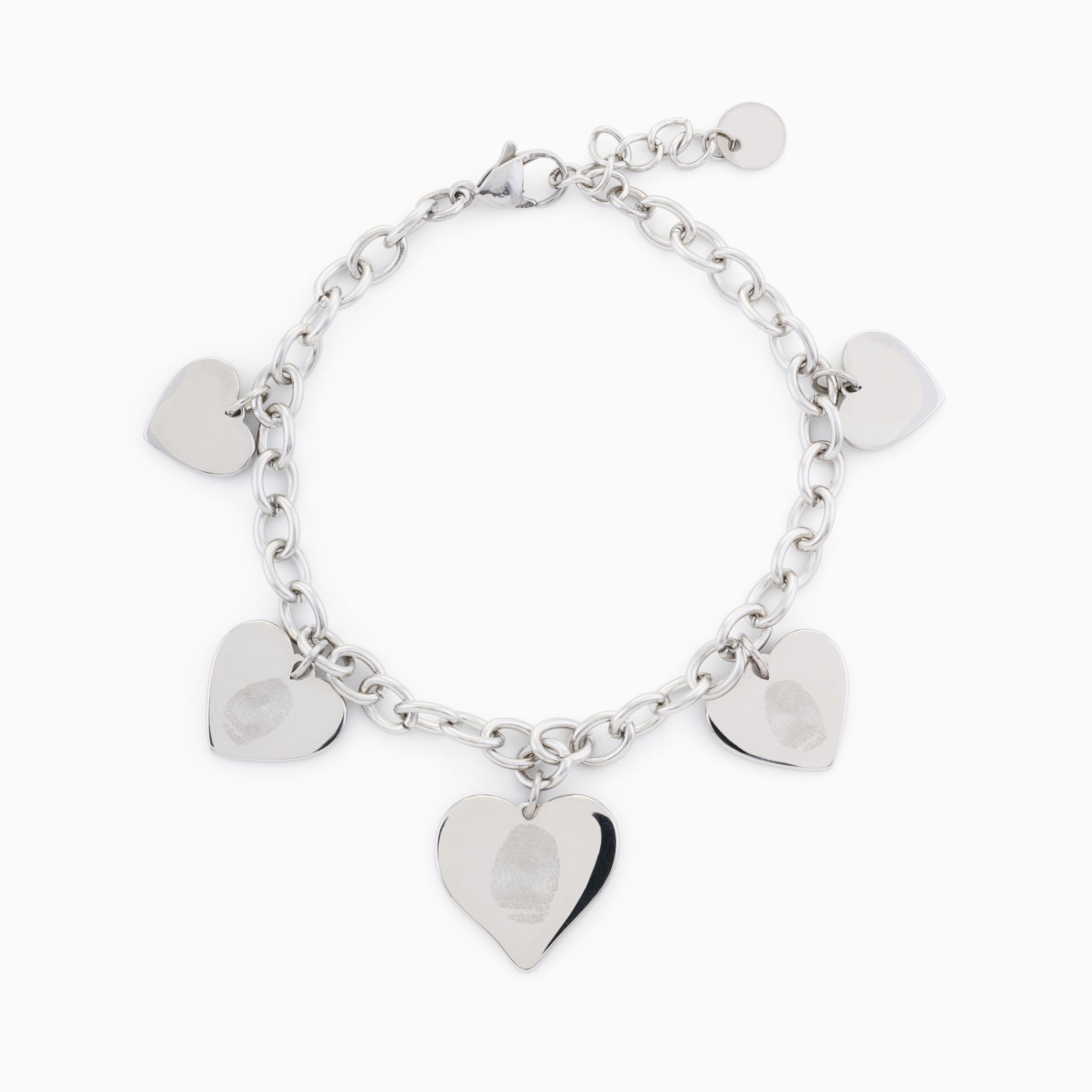 AMOUR MULTI HEART PENDANT BRACELET