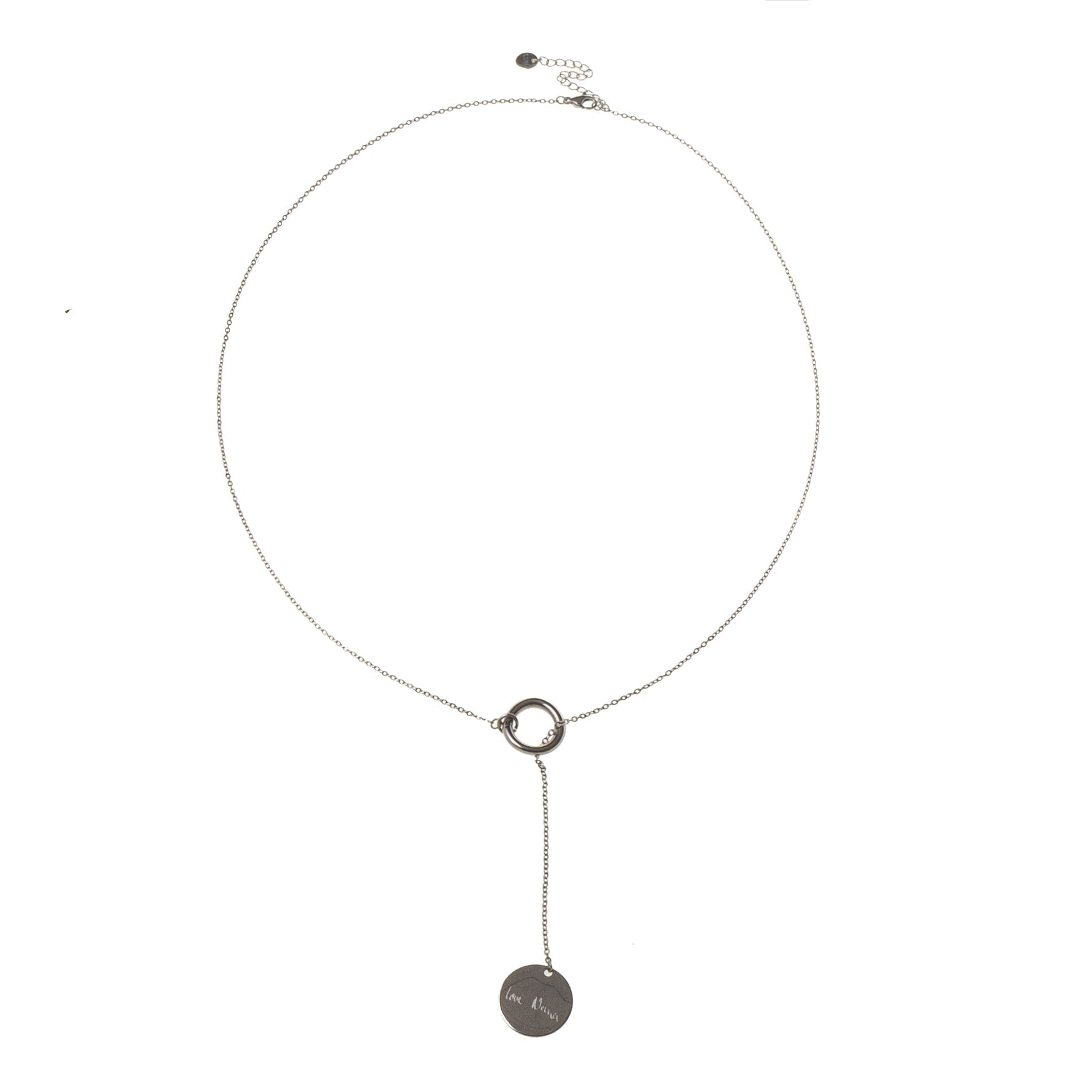 INFINITY ENGRAVABLE NECKLACE best gold plated tarnish and water resistant piece by Irish Jewellery brand - Lynott Jewellery