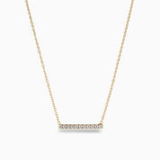 LINEAR LUXE NECKLACE best gold plated tarnish and water resistant piece by Irish Jewellery brand - Lynott Jewellery