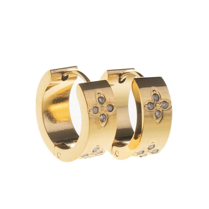 ASTRID HOOPS best gold plated tarnish and water resistant piece by Irish Jewellery brand - Lynott Jewellery