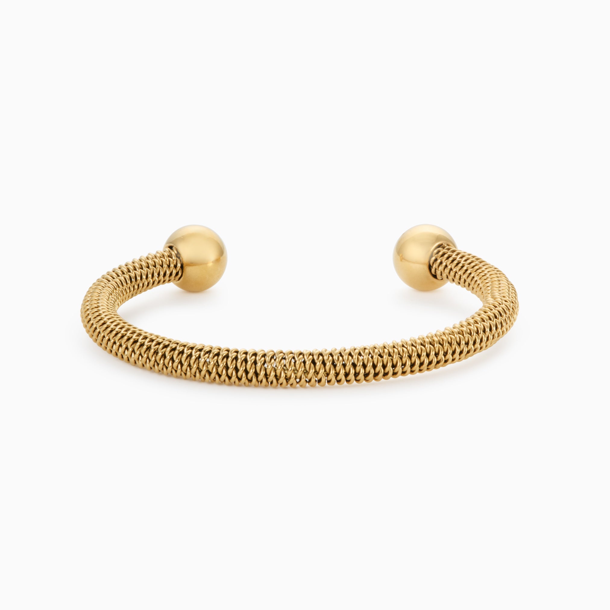 KASSIA BANGLE best gold plated tarnish and water resistant piece by Irish Jewellery brand - Lynott Jewellery