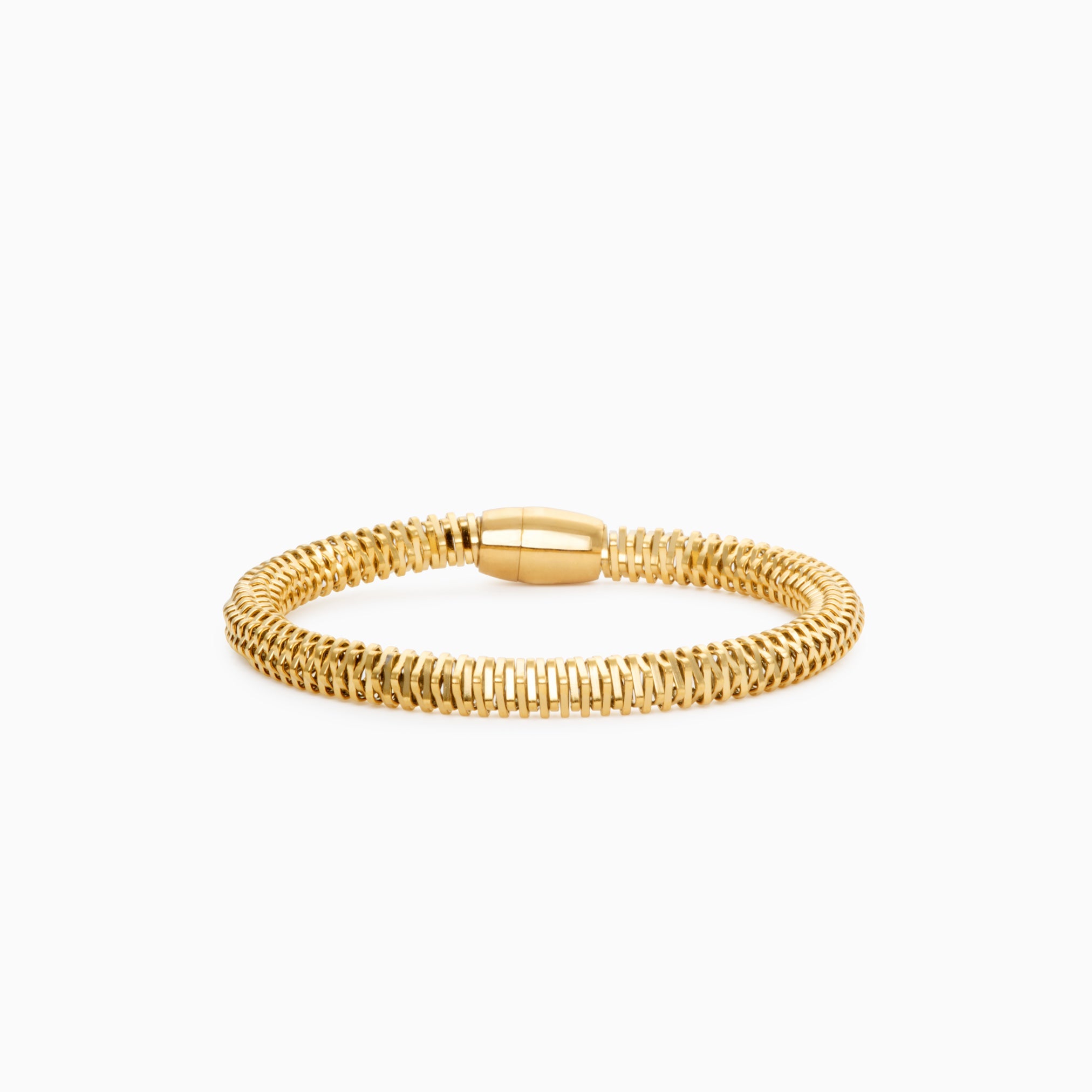 CRUSH BANGLE best gold plated tarnish and water resistant piece by Irish Jewellery brand - Lynott Jewellery