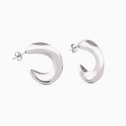 POWER HOOP best gold plated tarnish and water resistant piece by Irish Jewellery brand - Lynott Jewellery