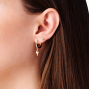 COSMIC WONDER HUGGIE 5 PIECE EARRING SET best gold plated tarnish and water resistant piece by Irish Jewellery brand - Lynott Jewellery