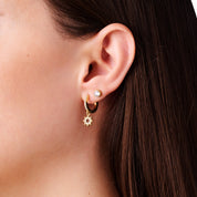 COSMIC WONDER HUGGIE 5 PIECE EARRING SET best gold plated tarnish and water resistant piece by Irish Jewellery brand - Lynott Jewellery