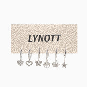 MAGIC MOMENT HUGGIE 5 PIECE EARRING SET best gold plated tarnish and water resistant piece by Irish Jewellery brand - Lynott Jewellery