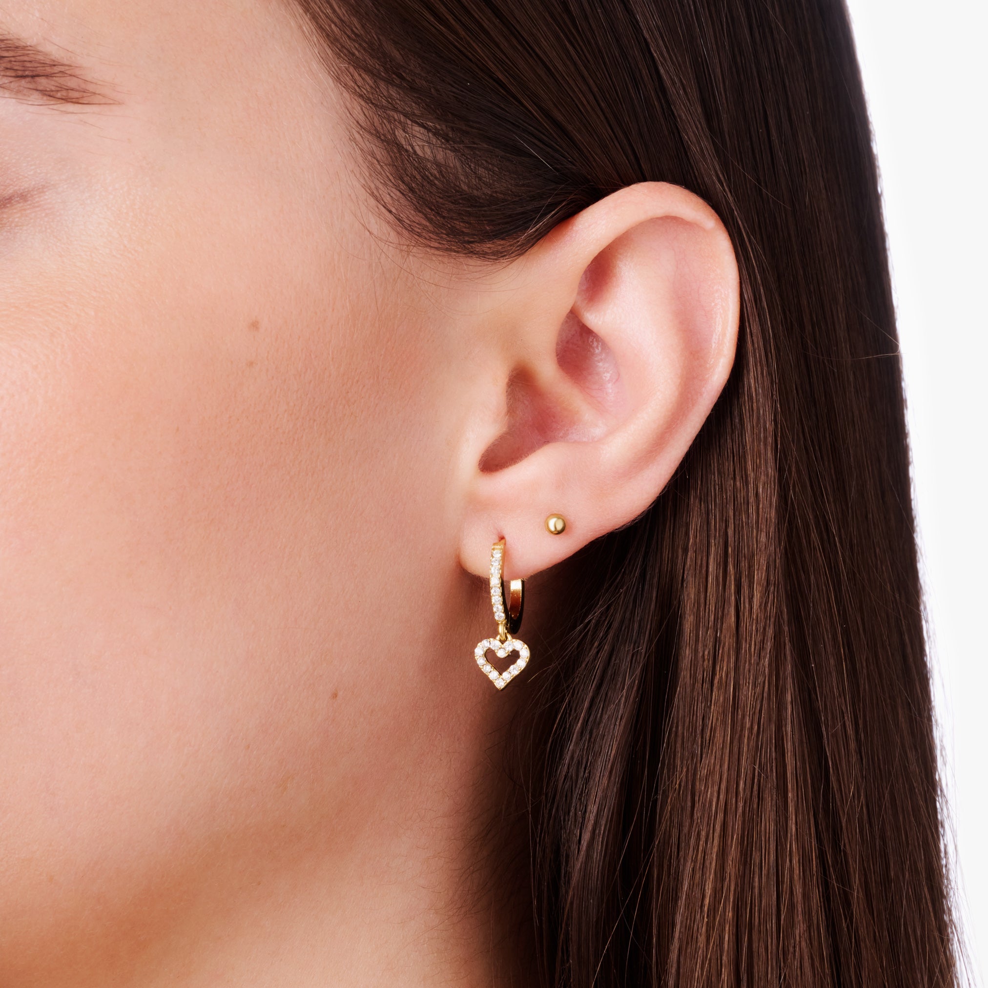 MAGIC MOMENT HUGGIE 5 PIECE EARRING SET best gold plated tarnish and water resistant piece by Irish Jewellery brand - Lynott Jewellery