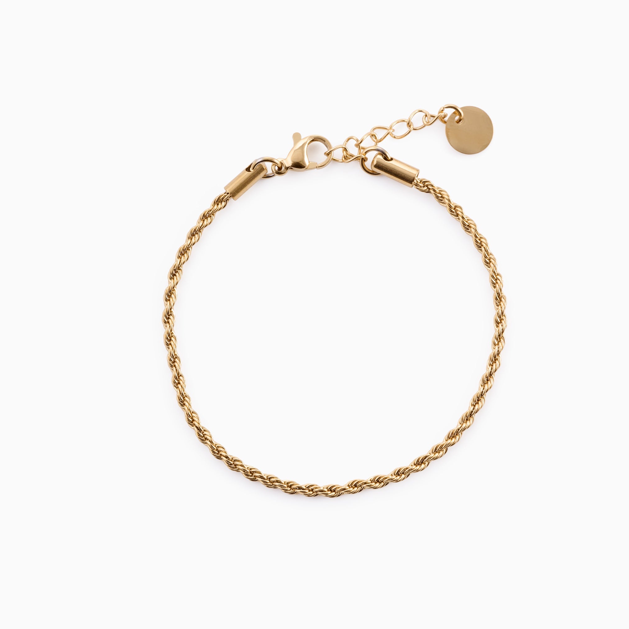 TWISTED CHAIN BRACELET best gold plated tarnish and water resistant piece by Irish Jewellery brand - Lynott Jewellery