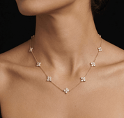 LUNA NECKLACE best gold plated tarnish and water resistant piece by Irish Jewellery brand - Lynott Jewellery