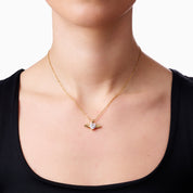 ANGEL HEART NECKLACE best gold plated tarnish and water resistant piece by Irish Jewellery brand - Lynott Jewellery