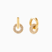 CRYSTAL RING HOOPS