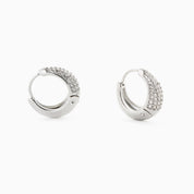 PURE SPARKLE HUGGIES best gold plated tarnish and water resistant piece by Irish Jewellery brand - Lynott Jewellery