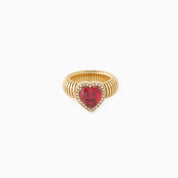 PURE OF HEART RED RING