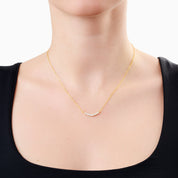 FOR ETERNITY NECKLACE best gold plated tarnish and water resistant piece by Irish Jewellery brand - Lynott Jewellery