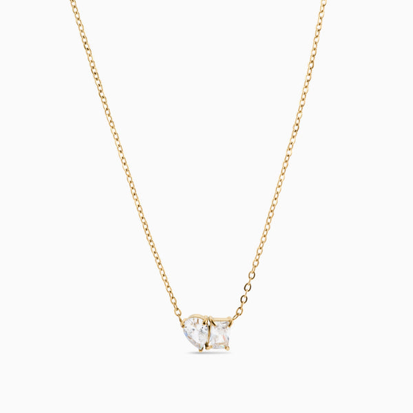 MOI ET TOI NECKLACE best gold plated tarnish and water resistant piece by Irish Jewellery brand - Lynott Jewellery