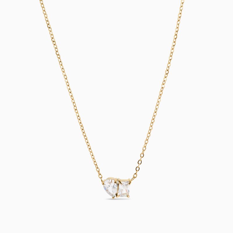 MOI ET TOI NECKLACE best gold plated tarnish and water resistant piece by Irish Jewellery brand - Lynott Jewellery