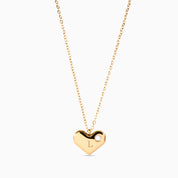 HEART DOT ENGRAVABLE NECKLACE
