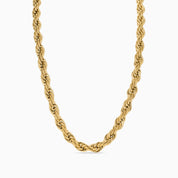 CHUNKY TWISTED NECKLACE best gold plated tarnish and water resistant piece by Irish Jewellery brand - Lynott Jewellery
