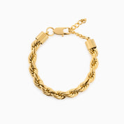 CHUNKY TWISTED BRACELET best gold plated tarnish and water resistant piece by Irish Jewellery brand - Lynott Jewellery