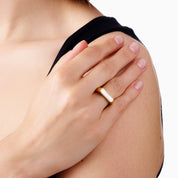MOTHER OF PEARL SIGNET RING