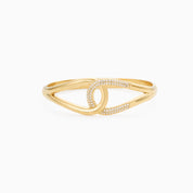ENTWINED CRYSTAL BANGLE
